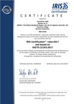 Сертификат 31100307-IRIS17